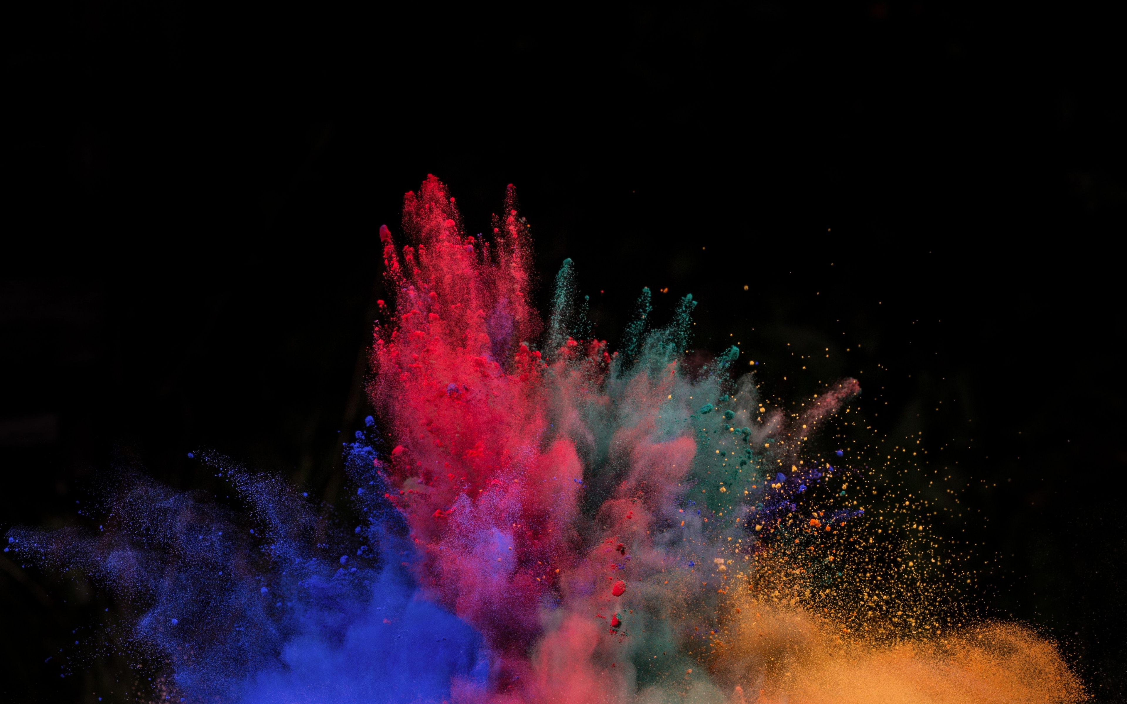 Color, Explosion, Powder's Blast, Wallpapers