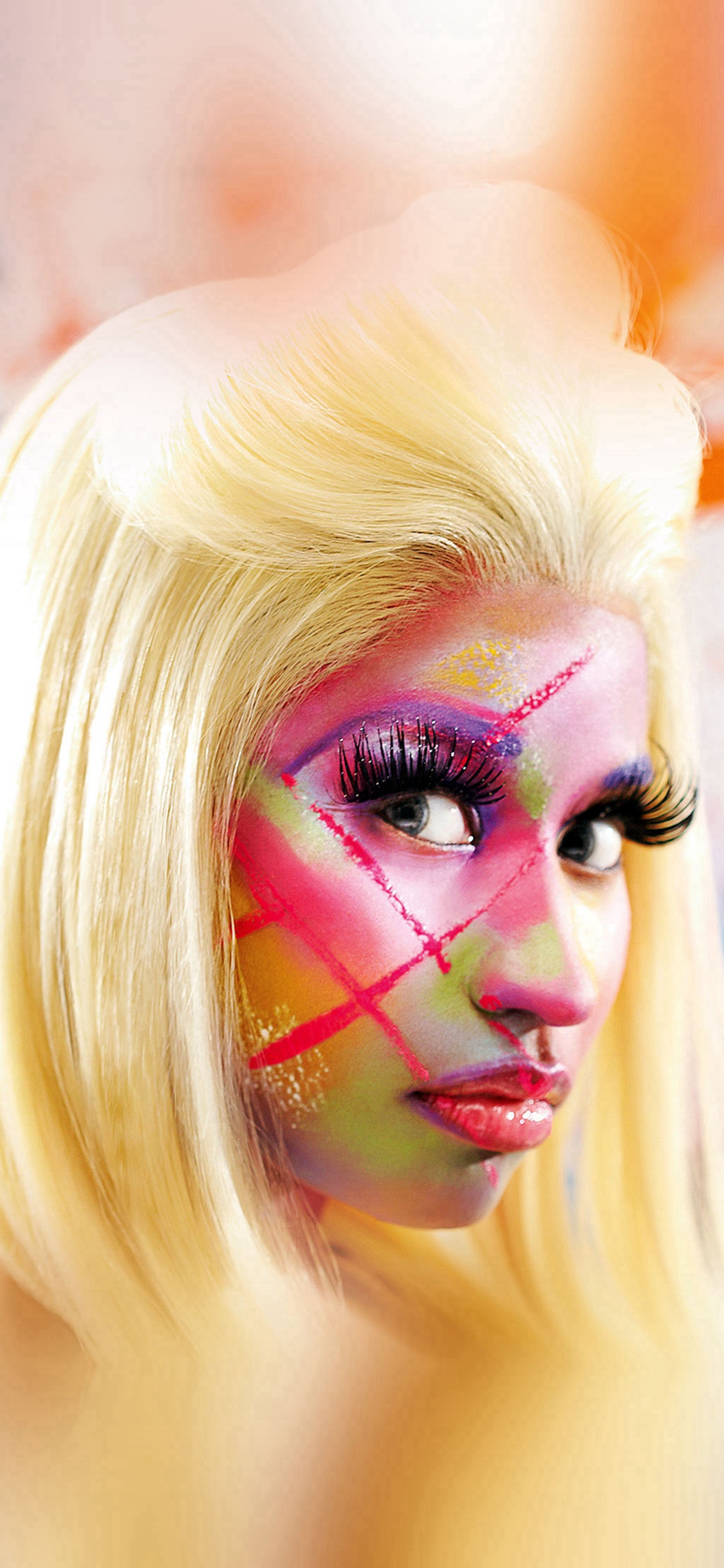 Nicki Minaj Face Girl Music iPhone X Wallpaper Free Download