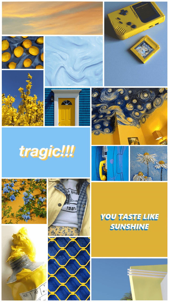 Blue And Yellow Aesthetic Wallpapers - Wallpaper Cave