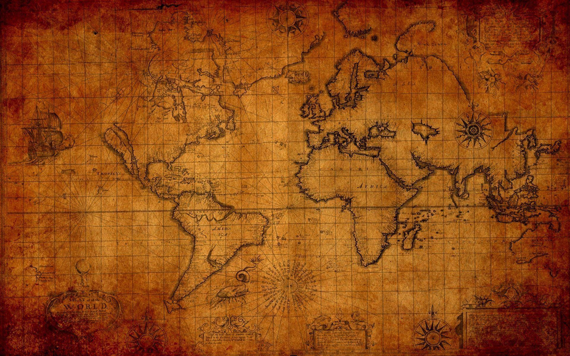 World Map HD 4K. World map wallpaper, Antique world map, Old