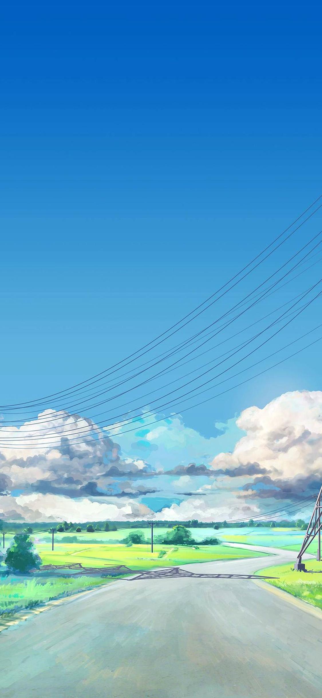 Anime Girl Sky Sunset 4K Wallpaper iPhone HD Phone #3201m