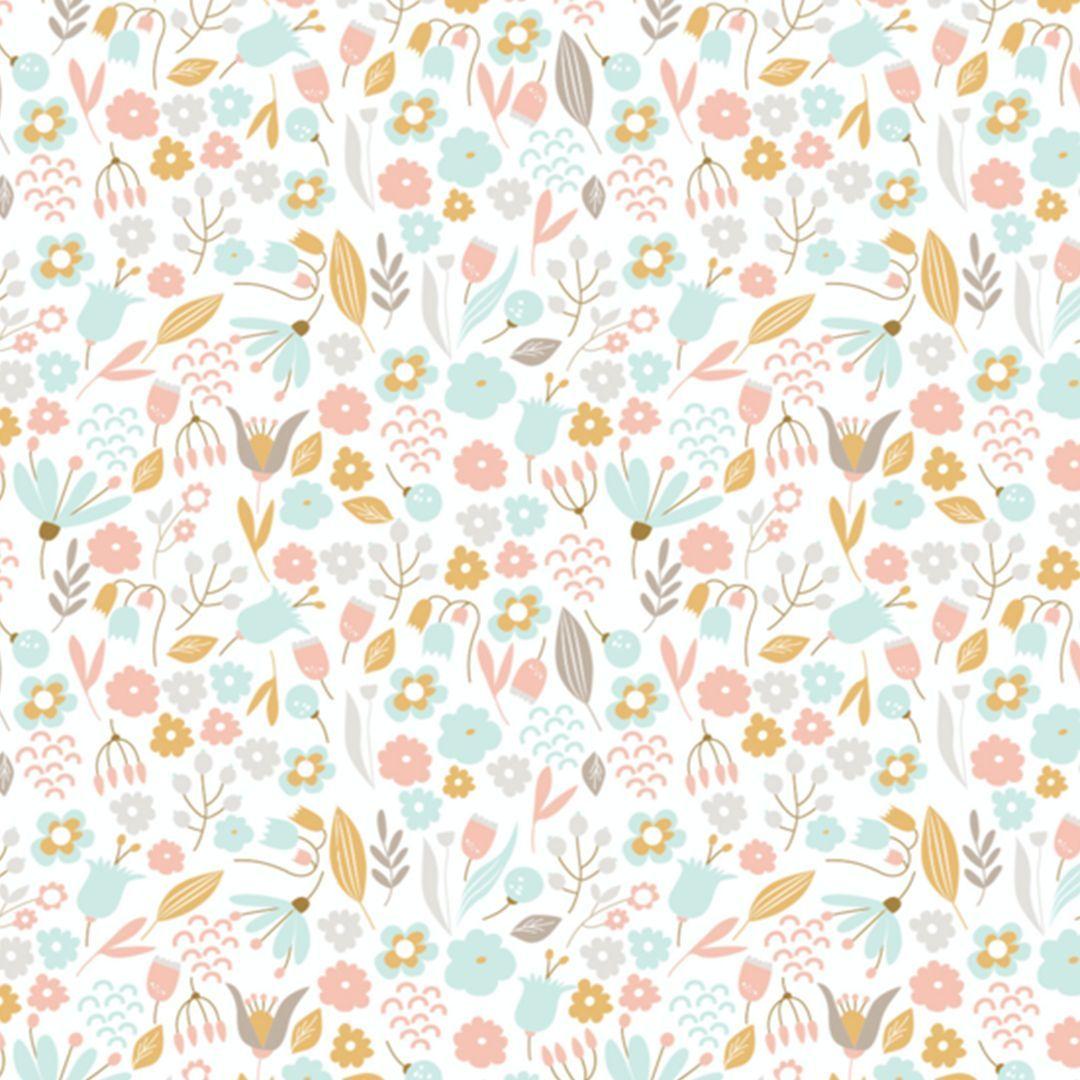 Hand Drawn Floral Wallpaper. Floral Pattern Wallpaper, How To