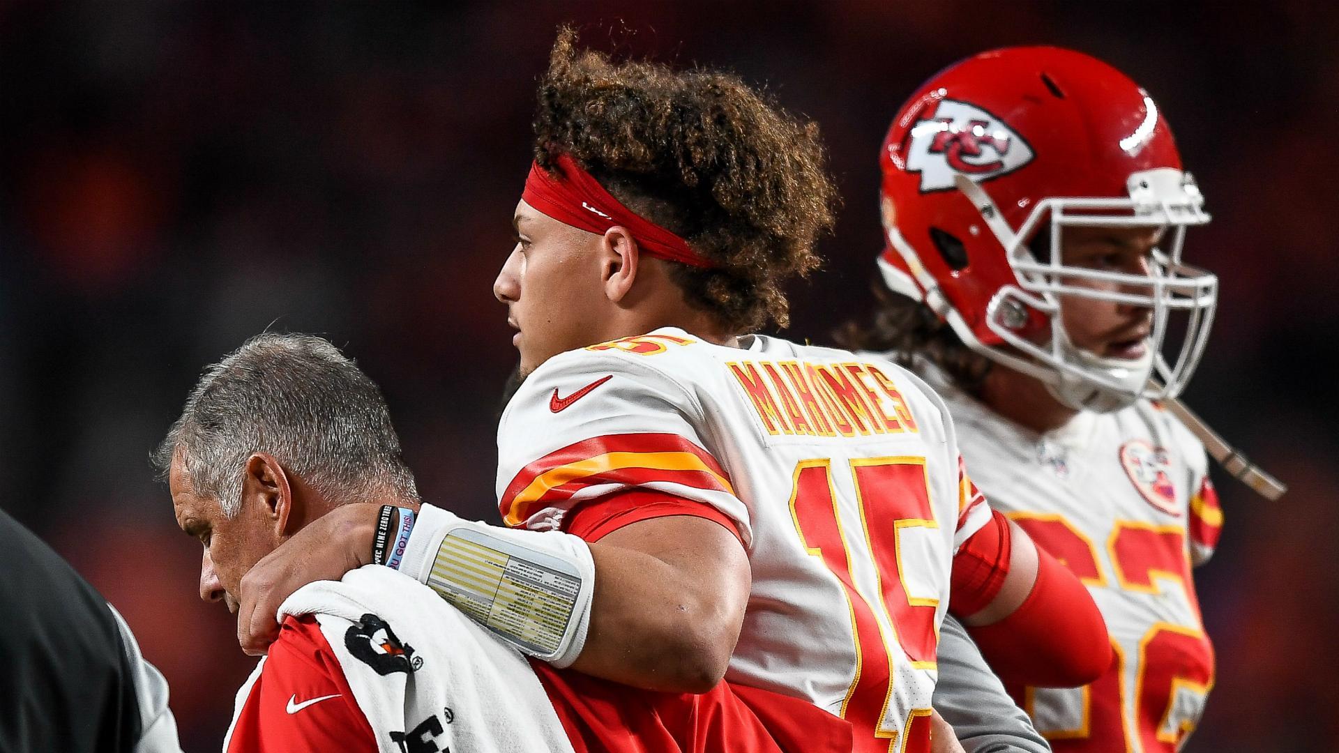 Chiefs' Travis Kelce on Patrick Mahomes' knee injury