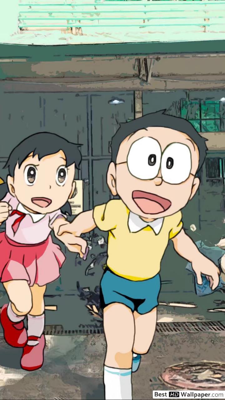 Aesthetic Cute Doraemon And Nobita Wallpaper HD