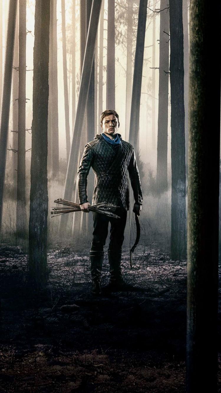 Download 750x1334 Robin Hood 2018, Taron Egerton Wallpaper