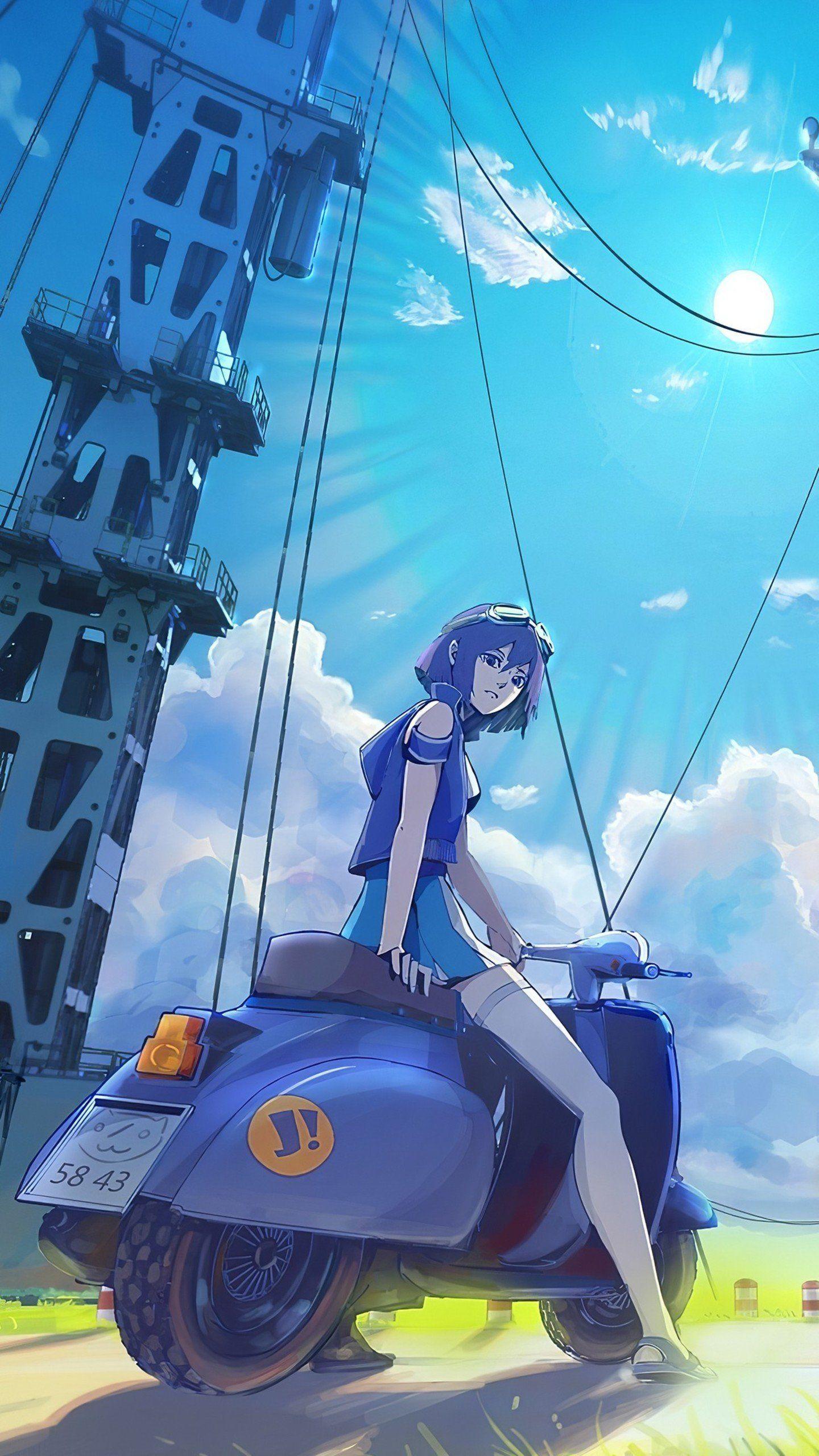 Anime Scooter Girls 4K, HD Wallpaper Photo and Picture. Anime