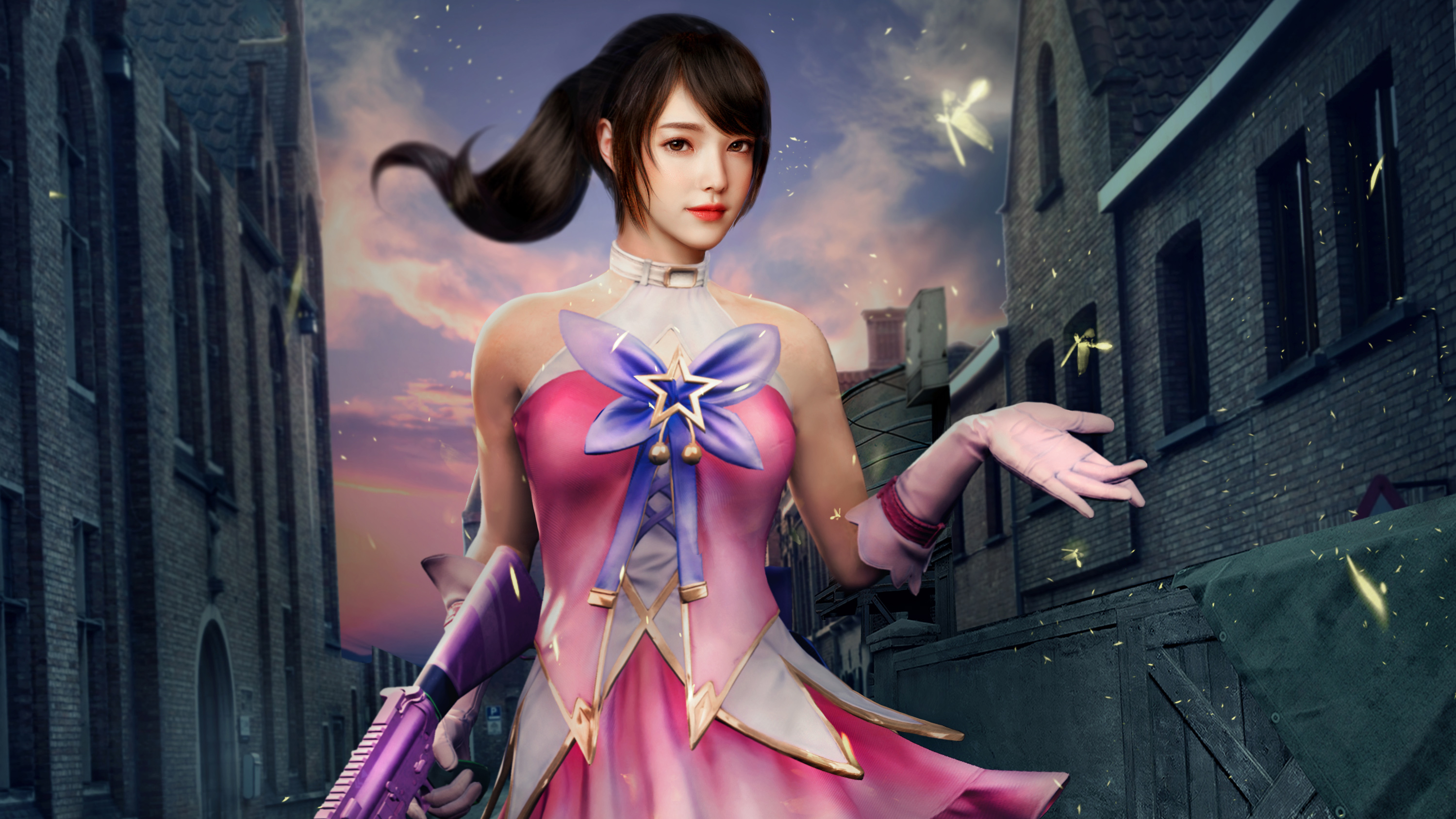 Anime Girl Pubg HD Games, 4k Wallpaper, Image, Background