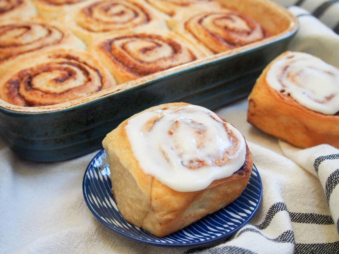 Eggnog cinnamon rolls's Cooking