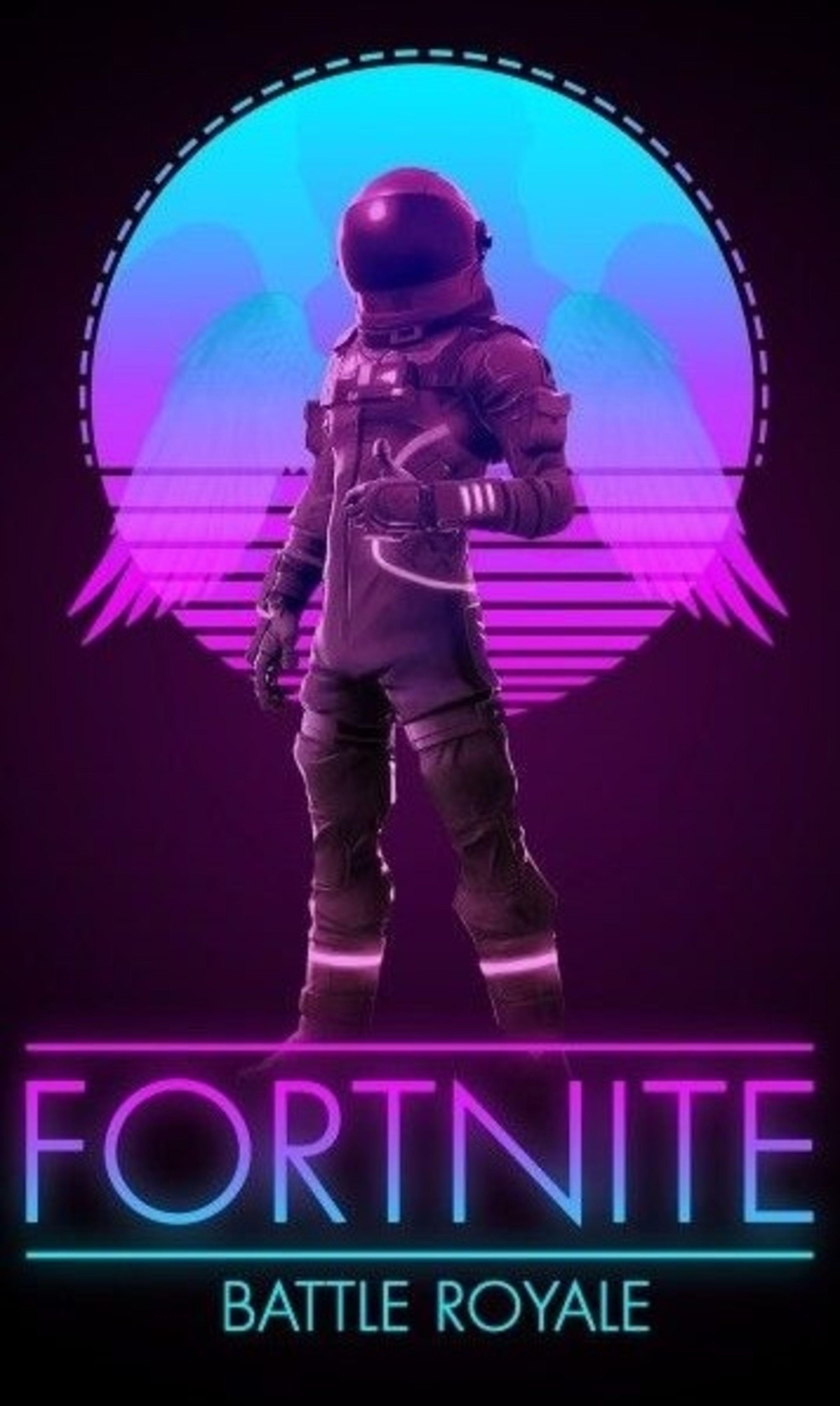 Awesome Neon Fortnite T Shirt. Android Wallpaper, Gaming