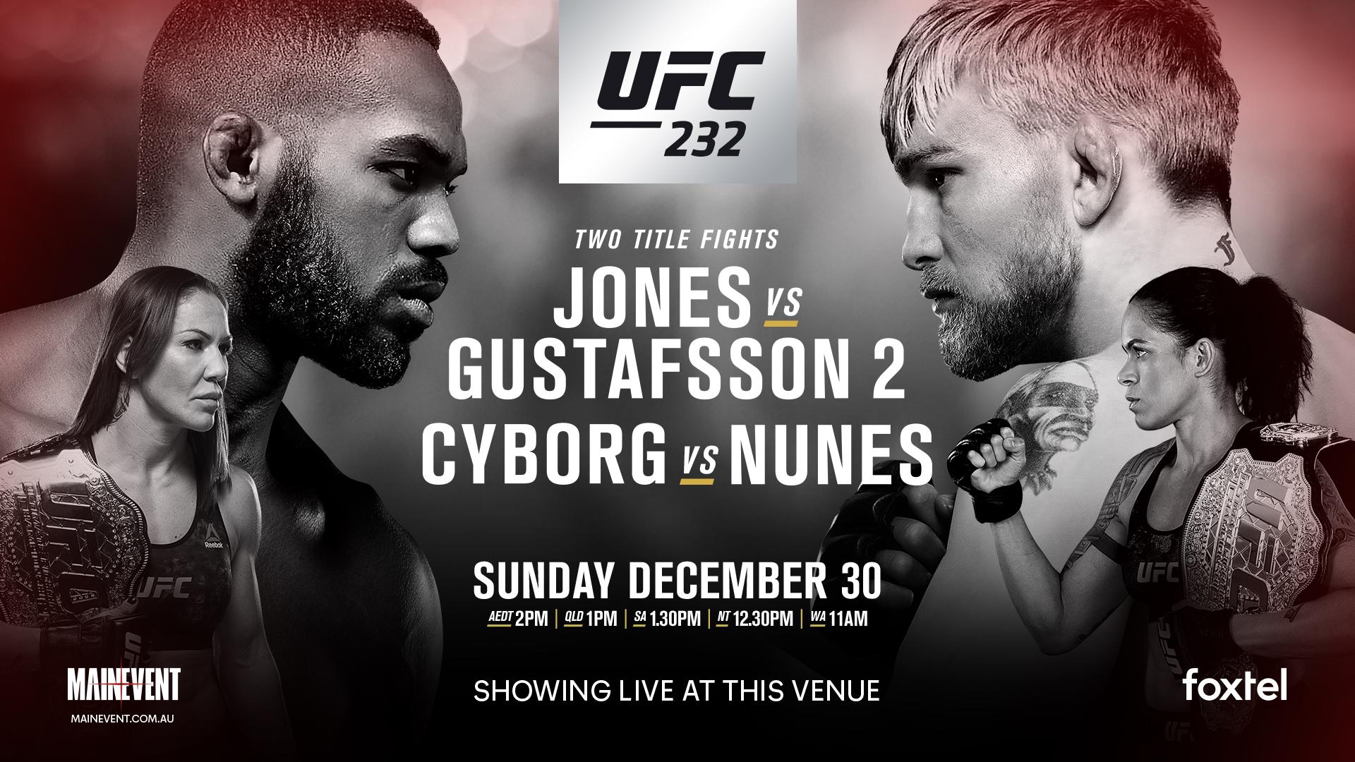UFC 232 Picks and Breakdown
