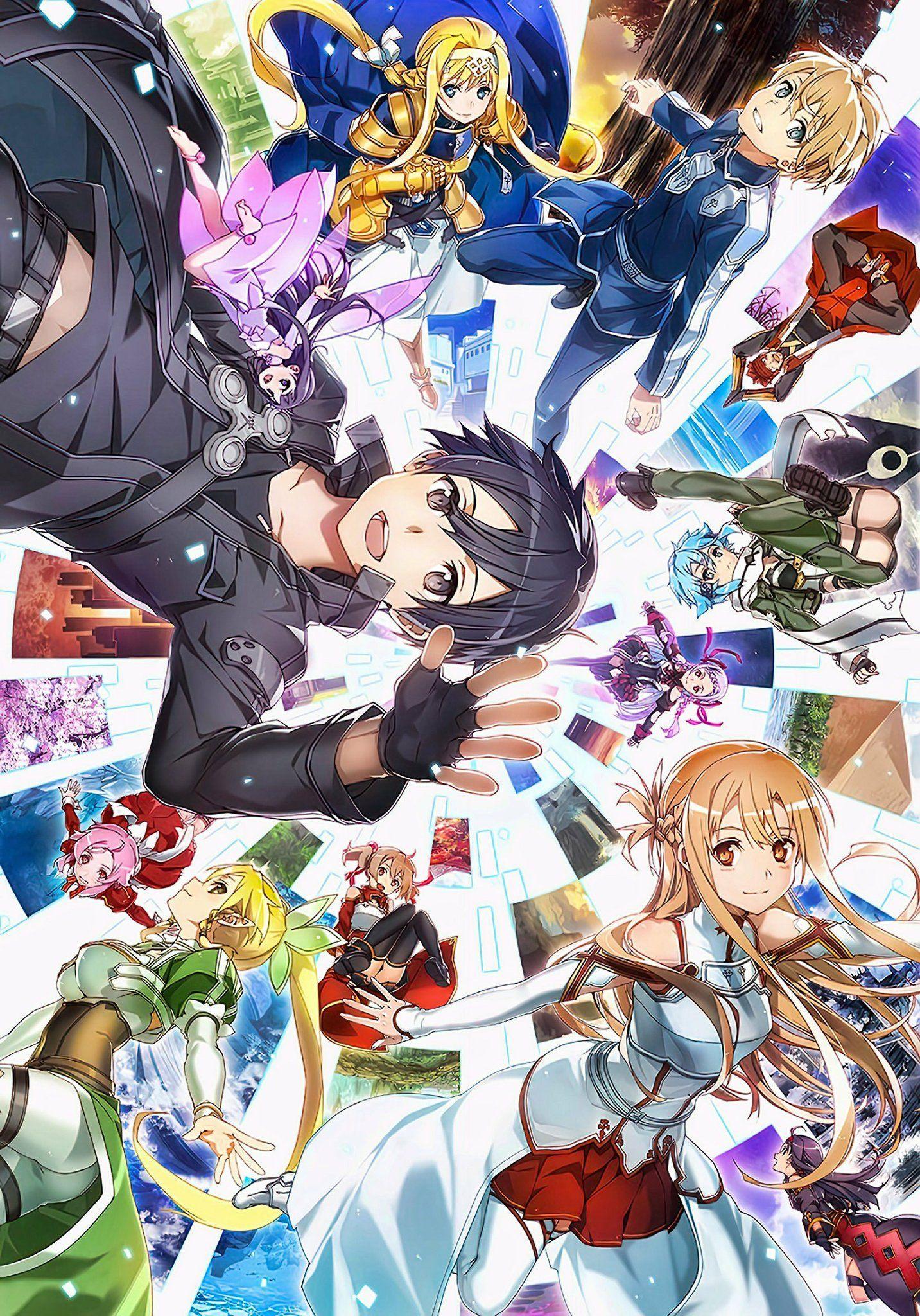 Twitter. Sword art online wallpaper, Sword art online asuna