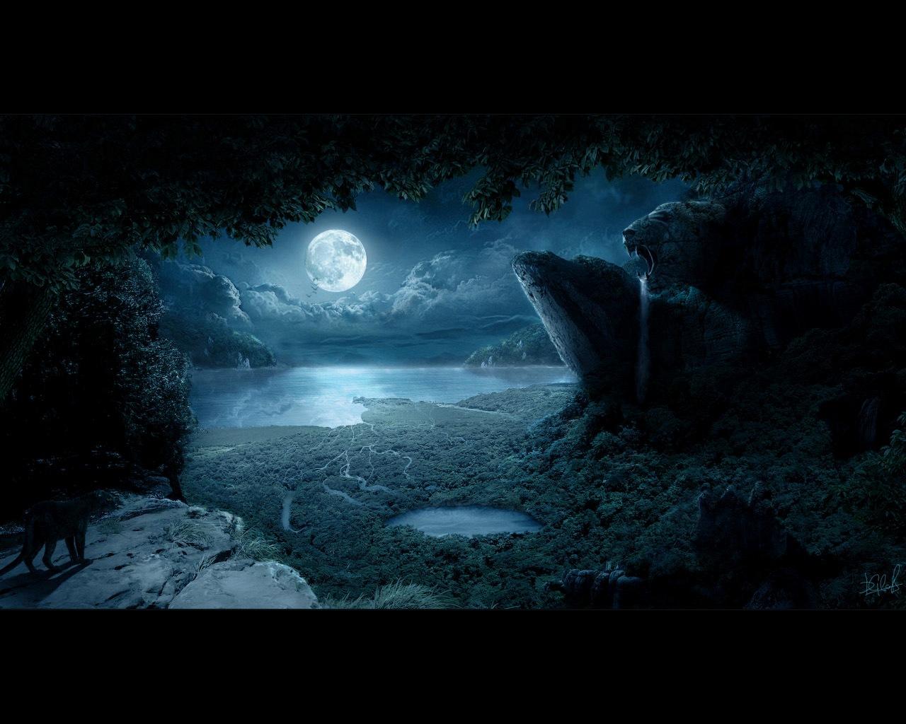 Fantasy Moon Wallpapers Wallpaper Cave 9290