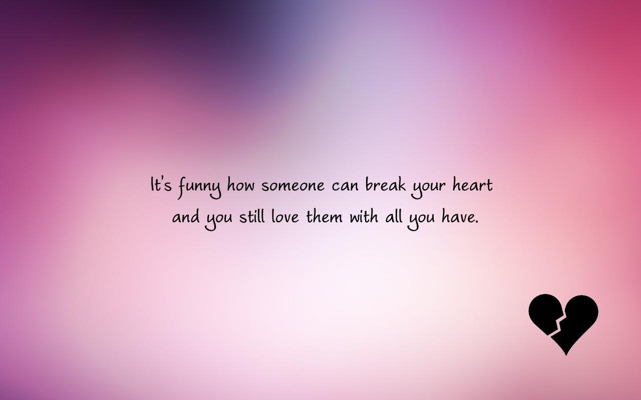 Broken Heart HD Image With Quote Broken Heart One Sided
