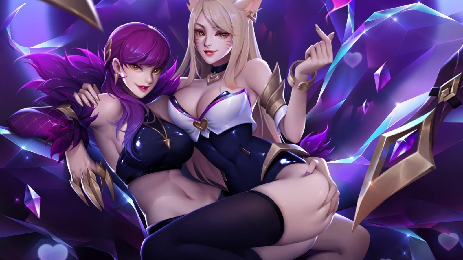 Free download Sexy KDA Ahri Evelynn LoL Wallpapers 1919x1486 for.