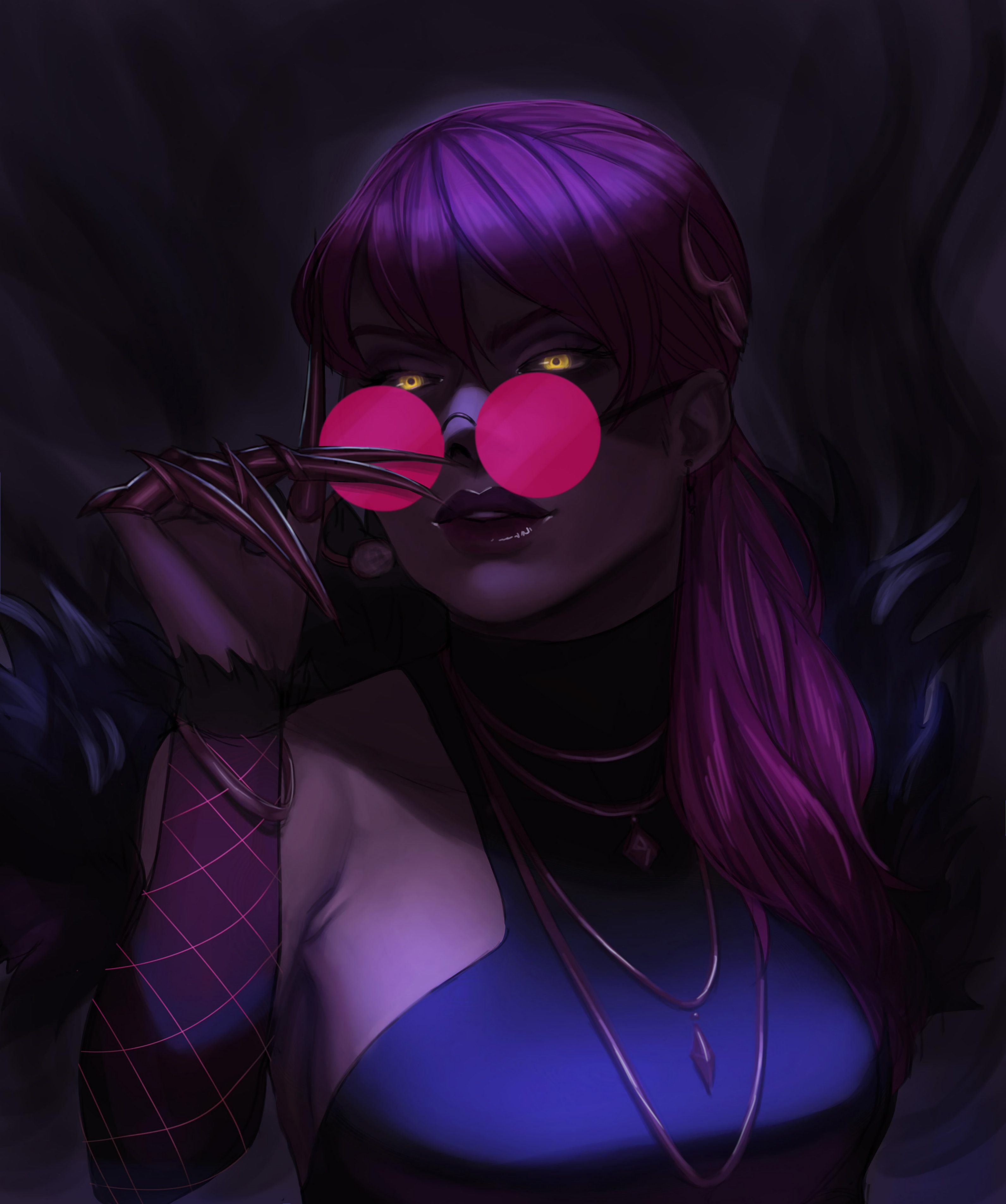 K Da Evelynn By Tamarussia HD Wallpaper Background Da Evelynn