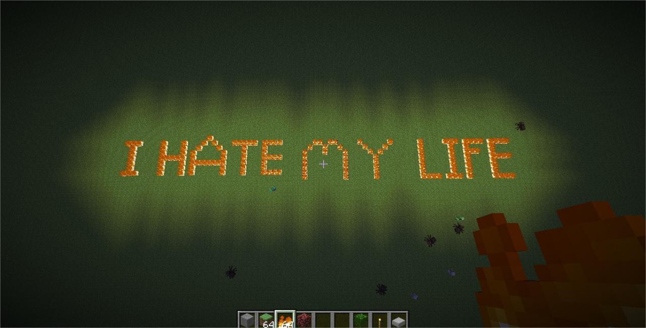 I hate my life Minecraft Map