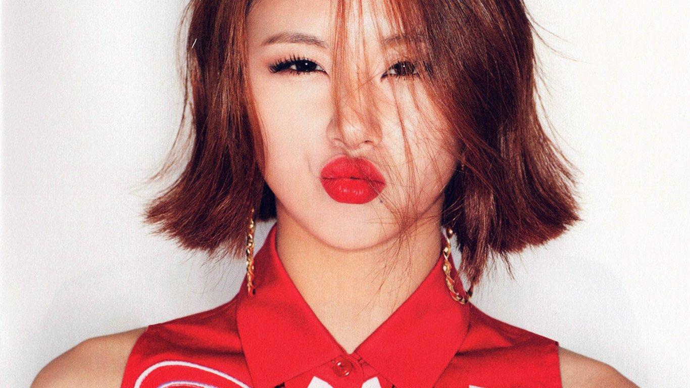 wallpaper for desktop, laptop. twice chaeyoung red cute girl