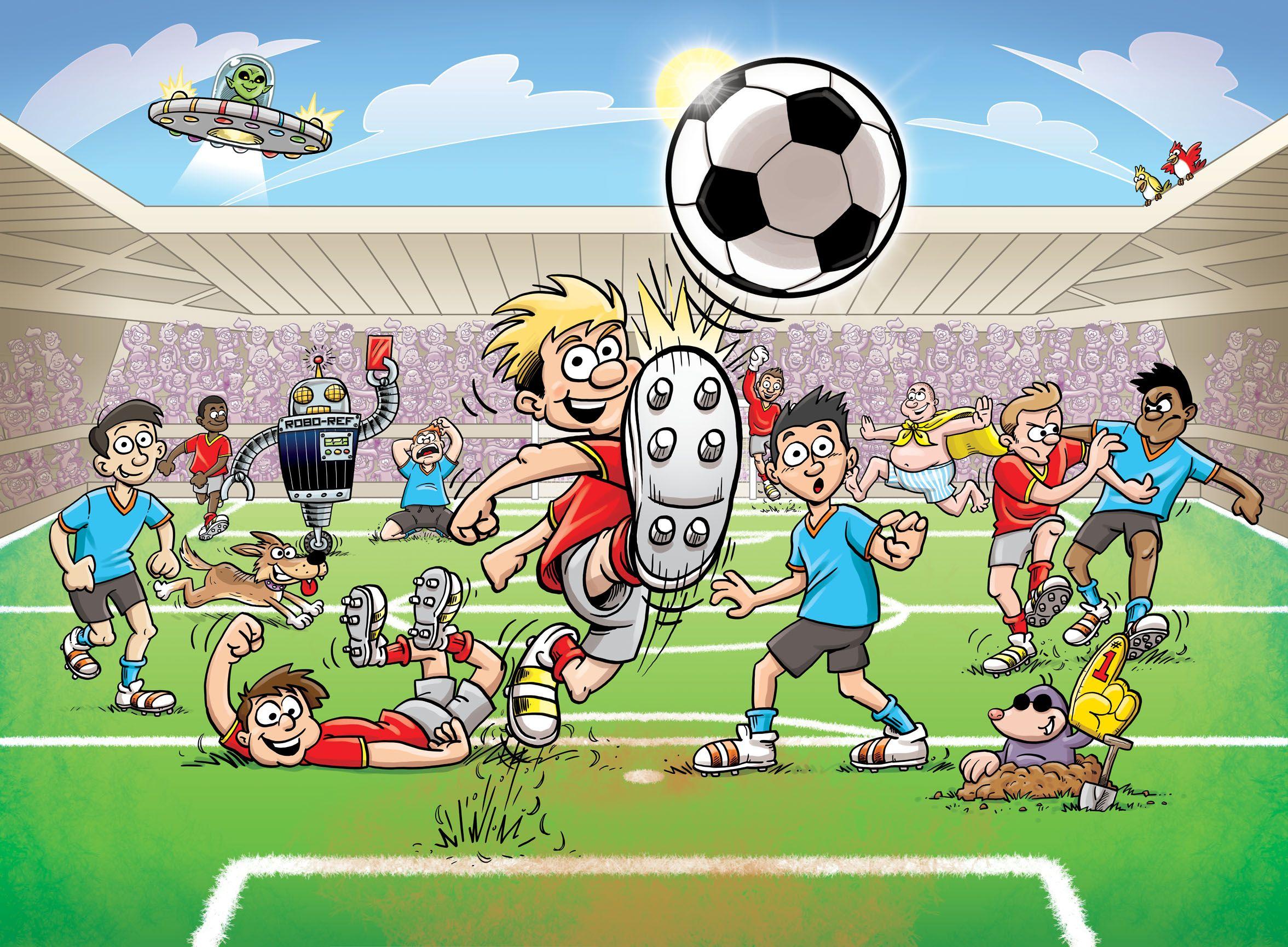 Cartoon Soccer Wallpapers - Wallpaper Cave