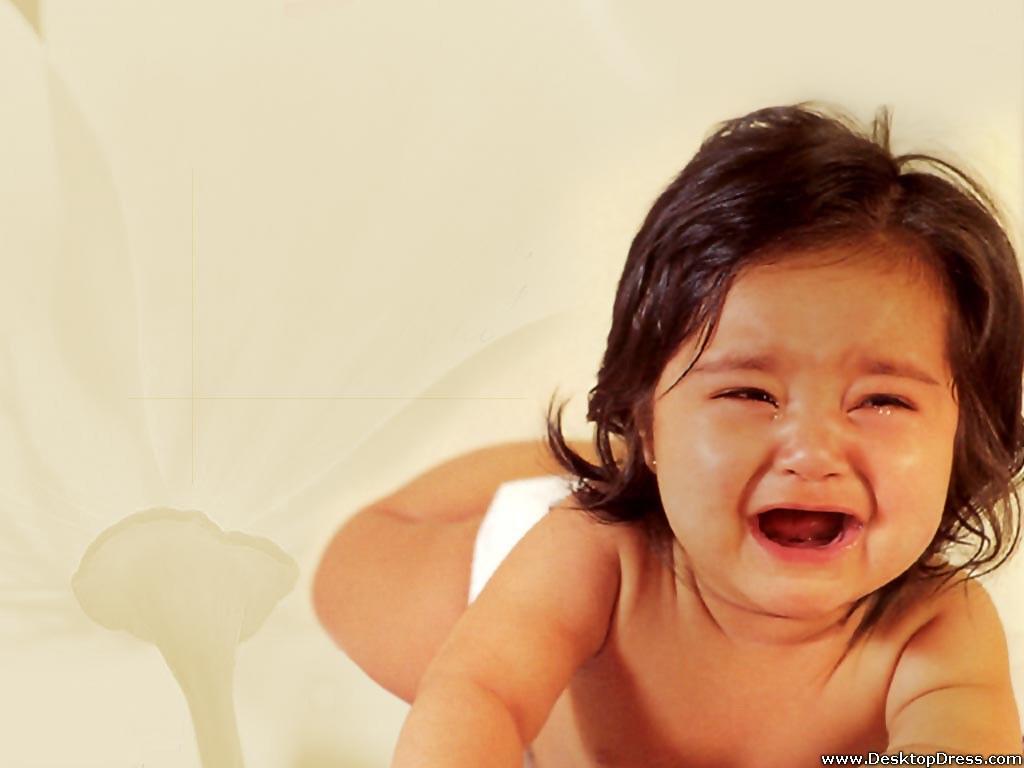 Desktop Wallpaper Babies Background Baby Crying for Mum