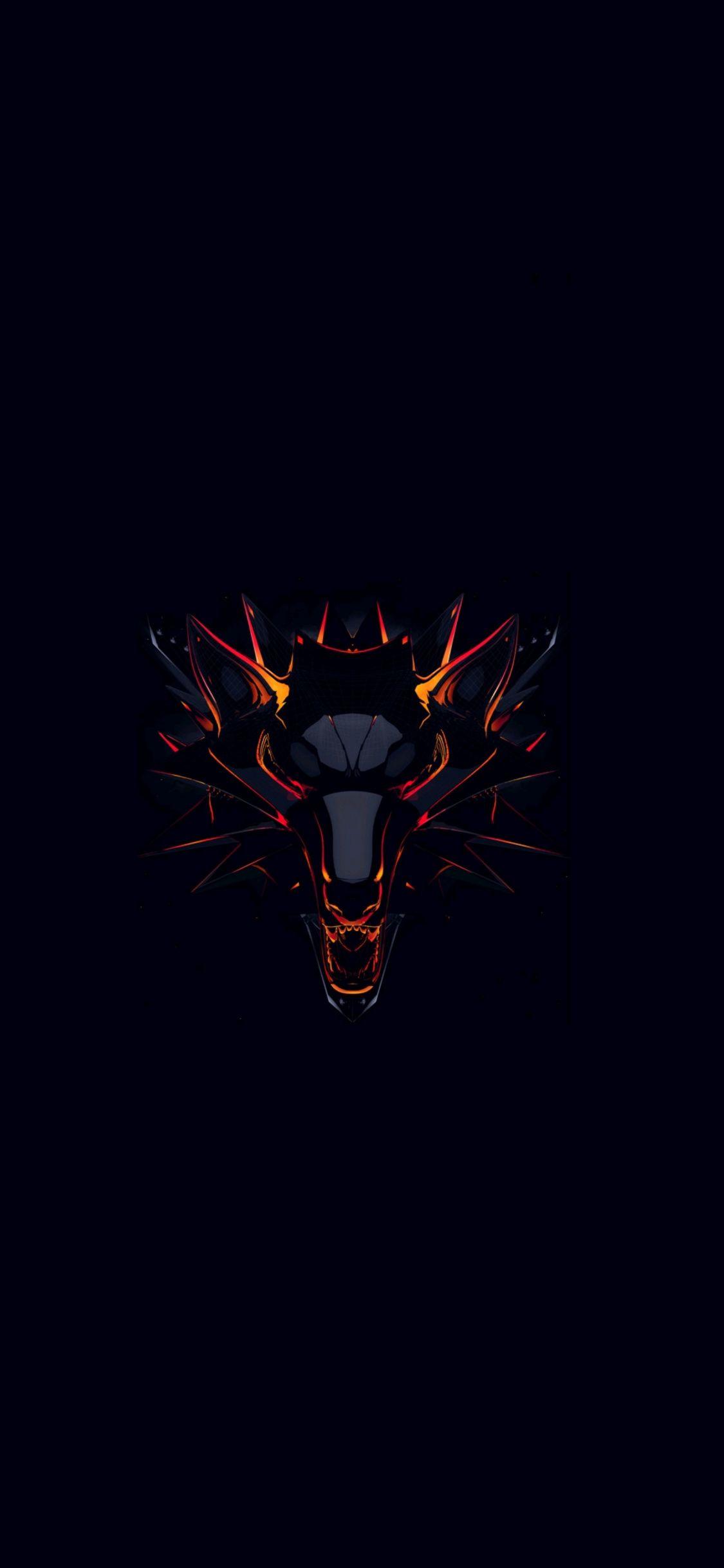 Witcher, skull, logo, dark wallpaper. Black wallpaper iphone dark, Dark wallpaper, Dark black wallpaper