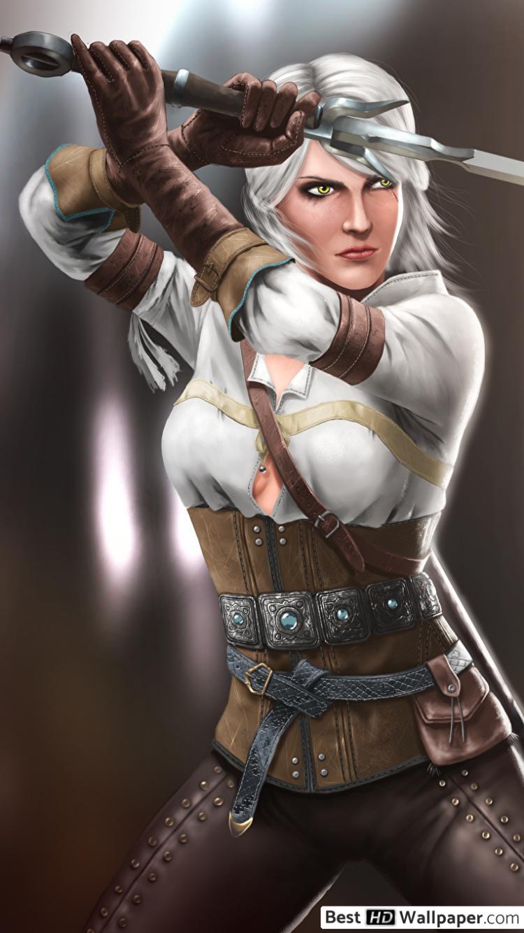 The Witcher 3 Hunt (Ciri fanart) HD wallpaper download