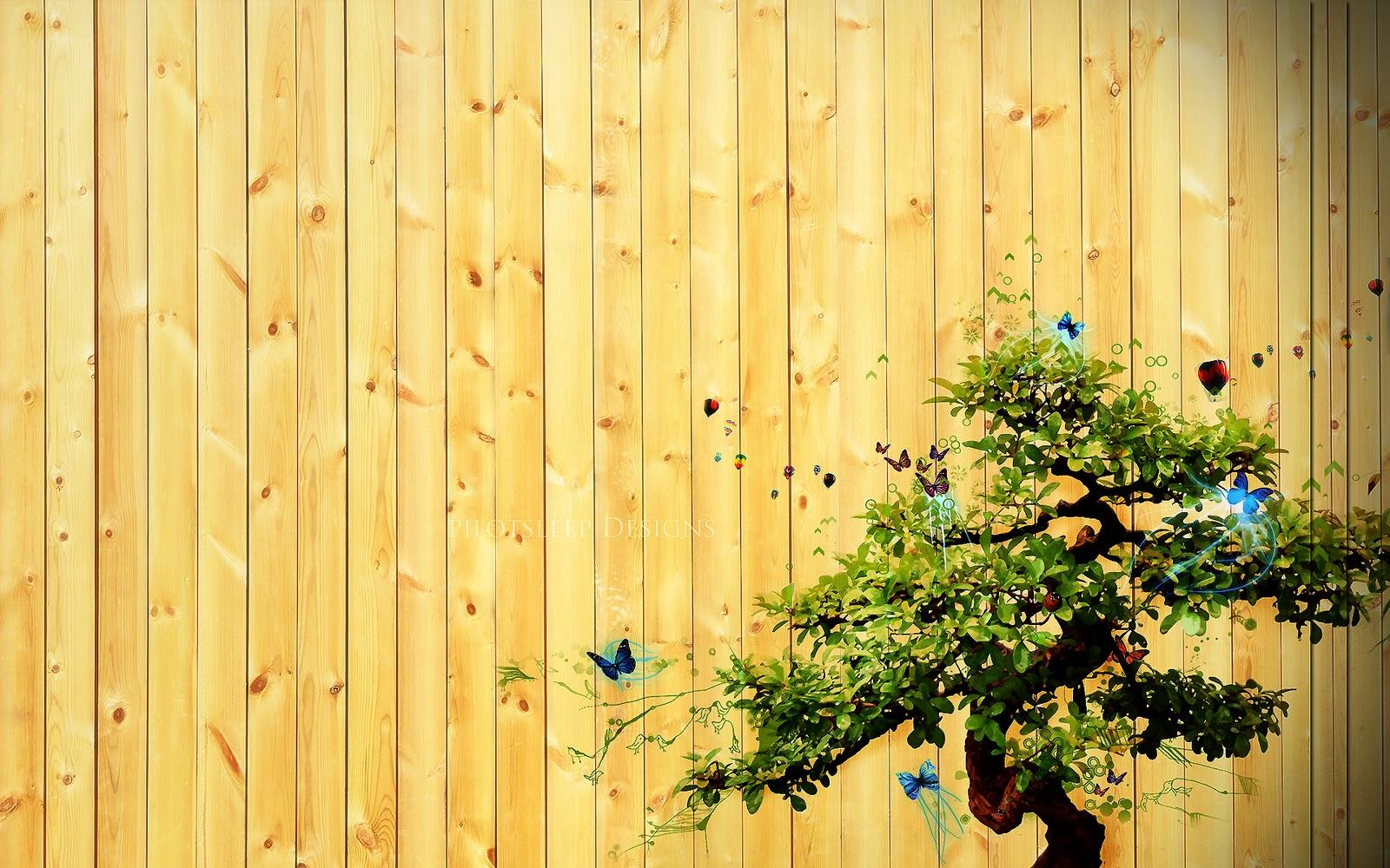 Zen Tree Background \ Wallpaper HD Wallpaper
