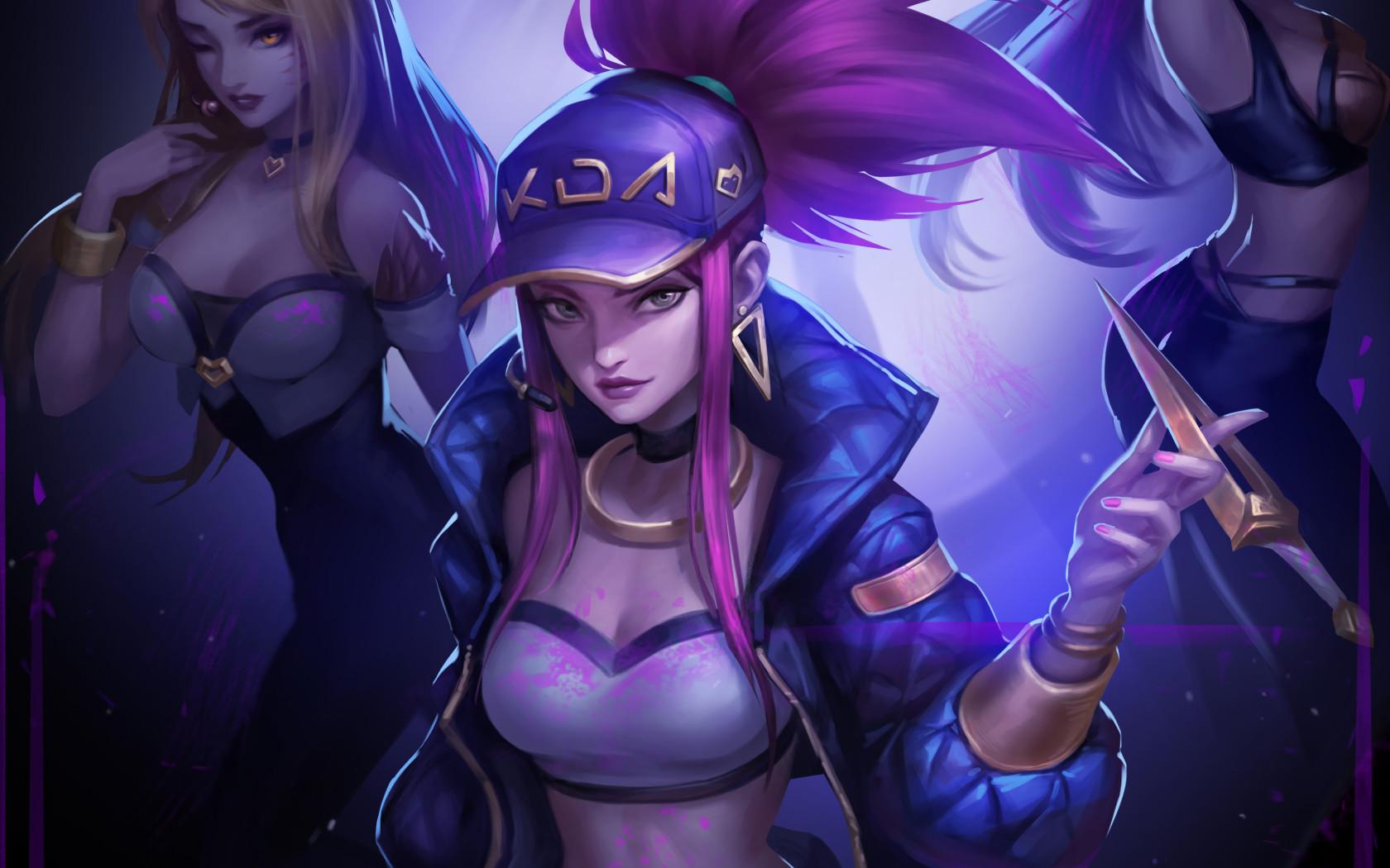 Kda Akali League Of Legends 4k 1680x1050 Resolution HD