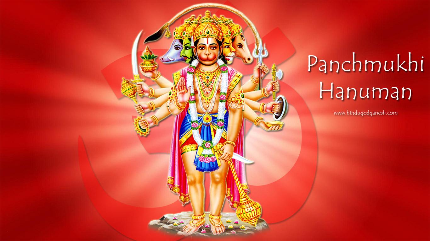 Panchmukhi hanuman ji HD image for desktop & mobile