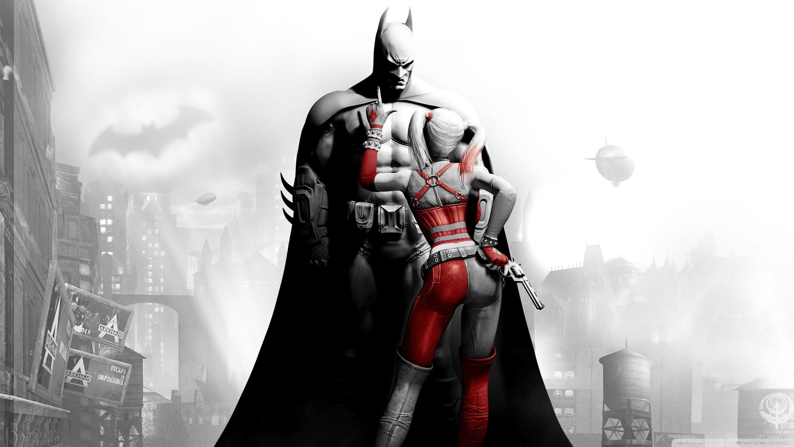 Batman Arkham City Harley Quinn Ultra HD Desktop Background
