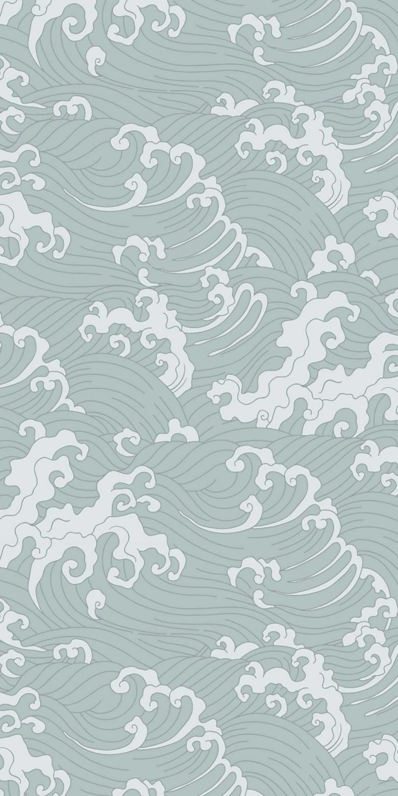 Japanese Waves Wallpaper HD