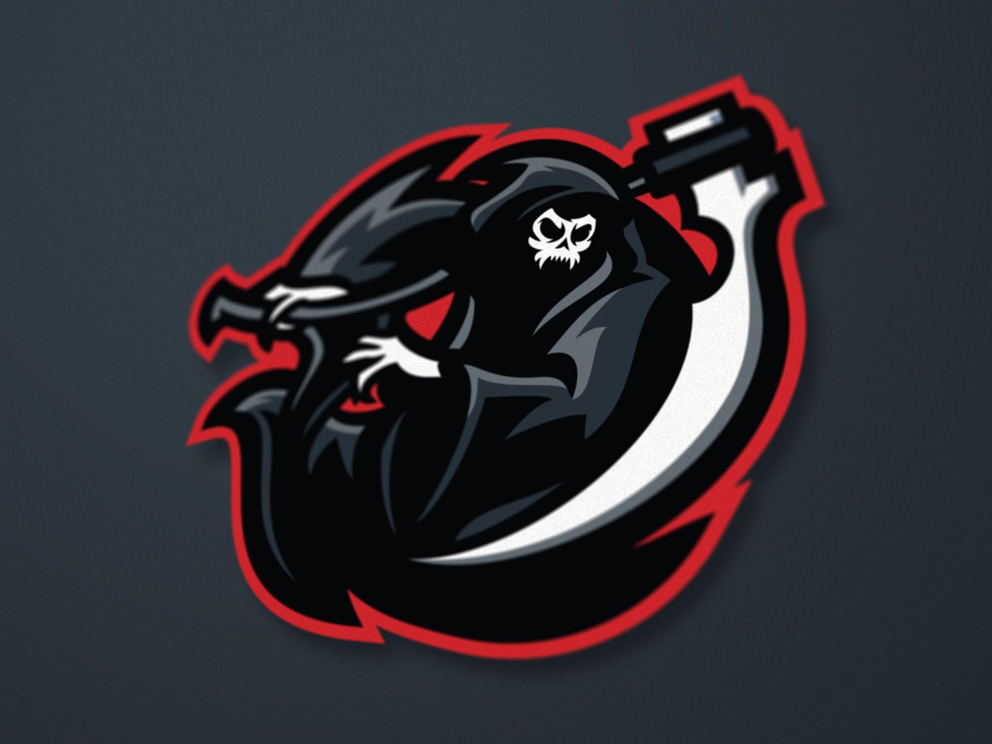 Grim Reaper E Sport Mascot Logo. Esports Logo, Fantasy