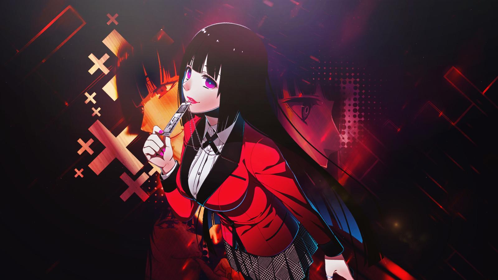 Jabami Yumeko Kakegurui Anime Girl 4k 1600x900 Resolution HD 4k Wallpaper, Image, Background, Photo and Picture