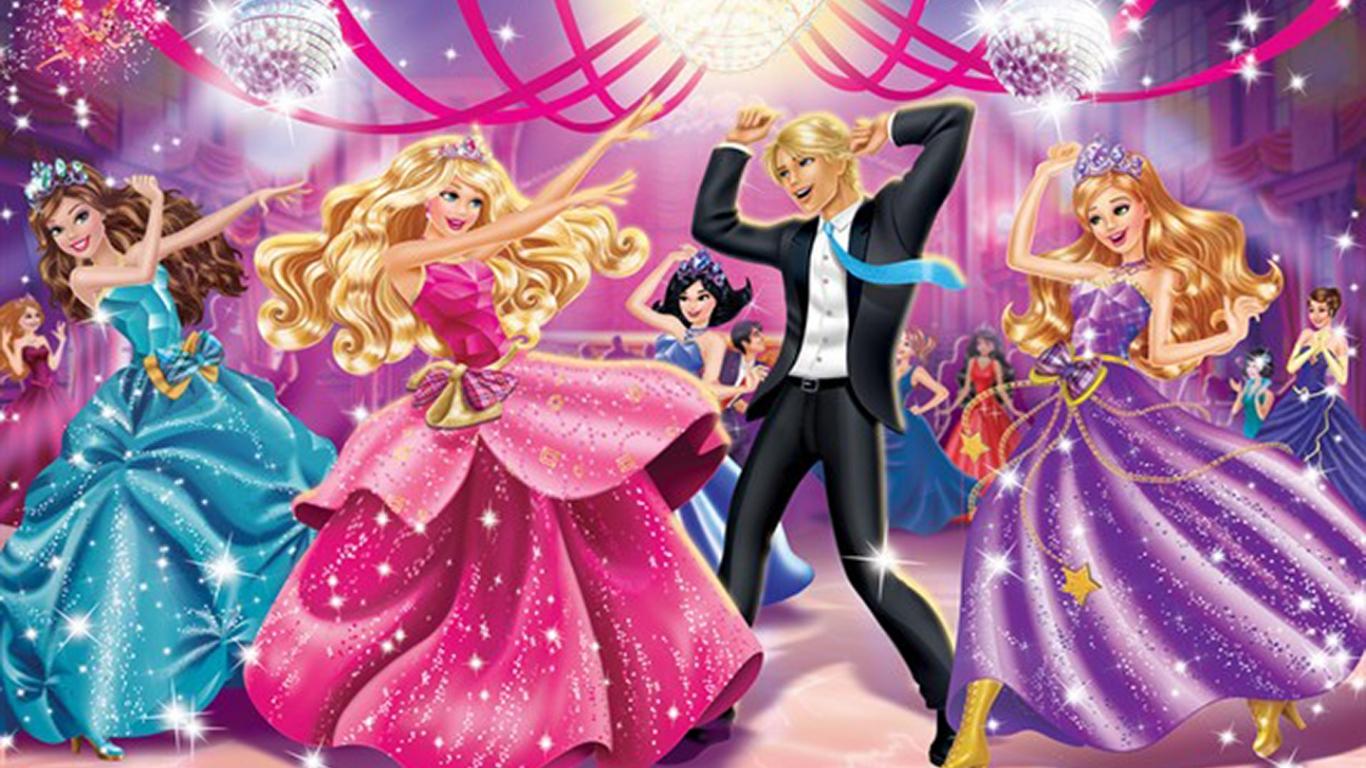Free download Wallpaper Barbie Princess Charm School Dance