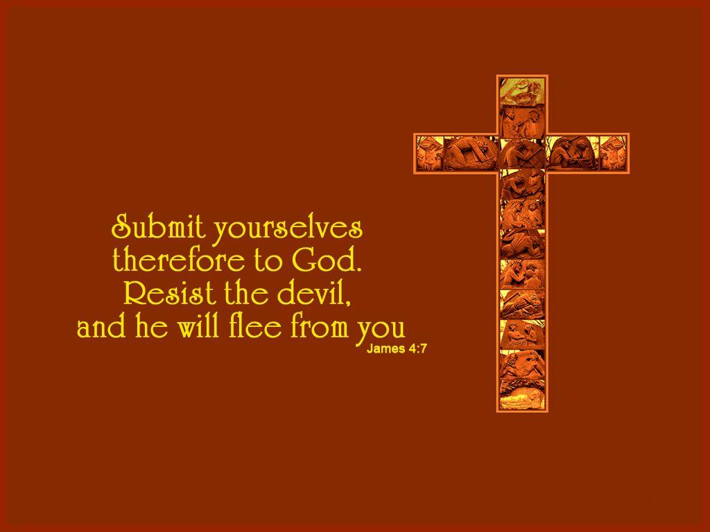 James 4:7 Yourselves To God Wallpaper