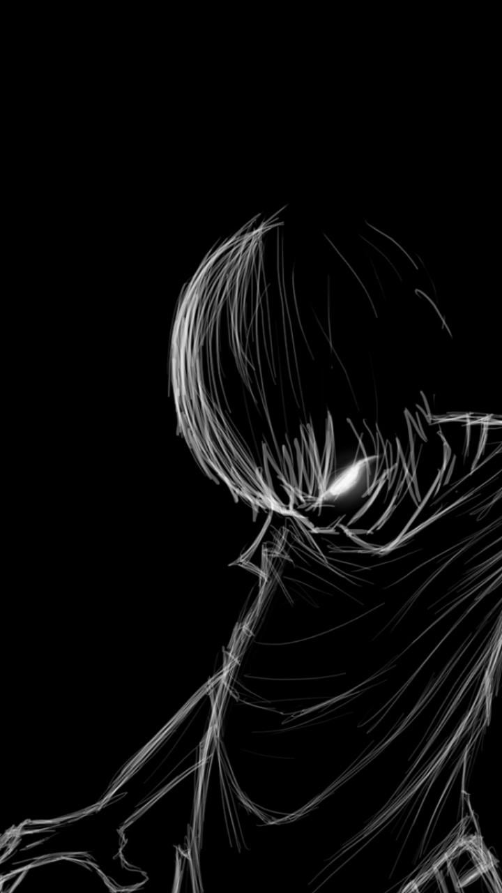 Wallpaper tokyo ghoul, dark, anime boy, artwork desktop wallpaper, hd  image, picture, background, ecabcc | wallpapersmug