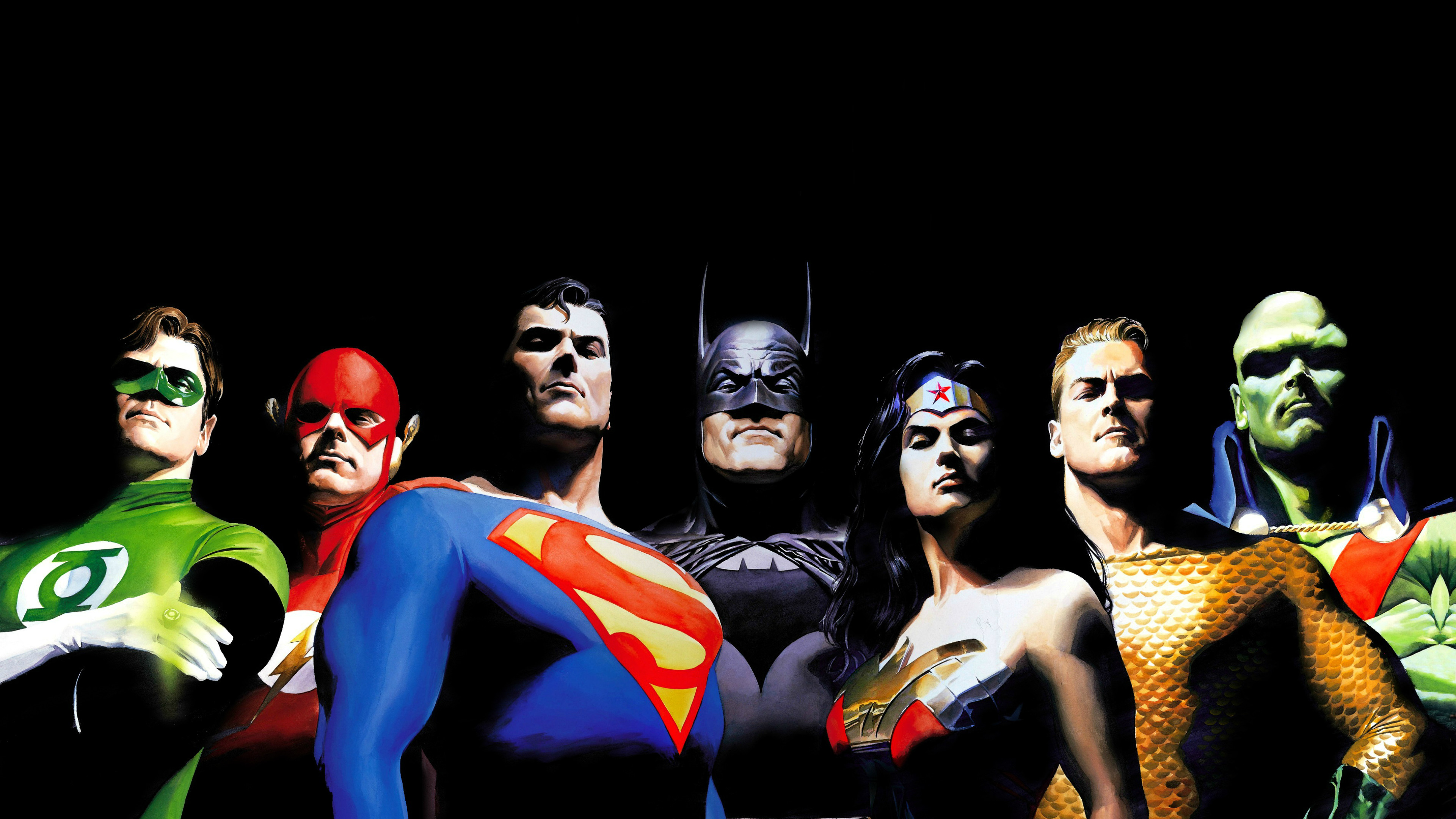 Alex Ross Justice League Artwork 4k HD 4k Wallpaper