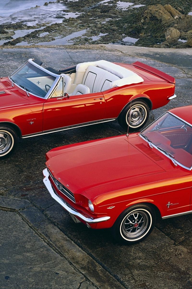 Download wallpaper 800x1200 muscle cars, 1964, ford mustang