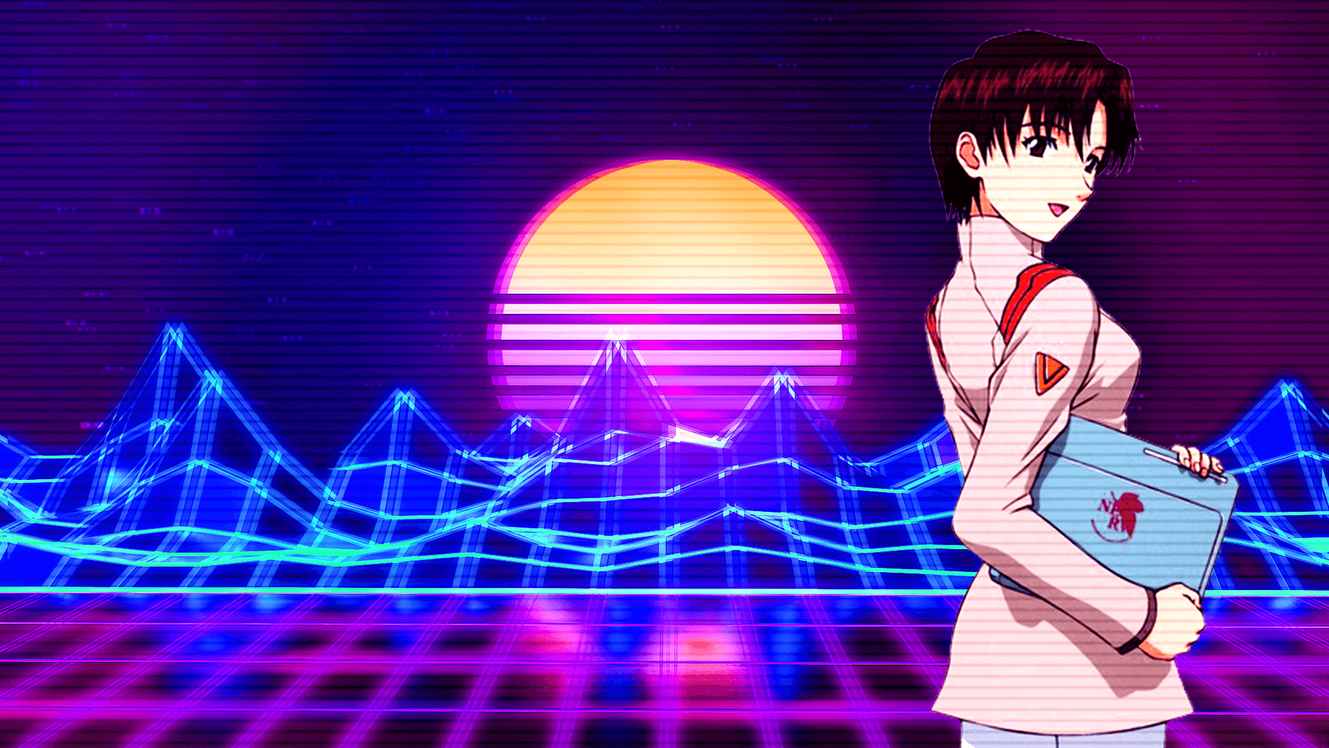 My first attempt at making a vaporwave wallpaper featuring best