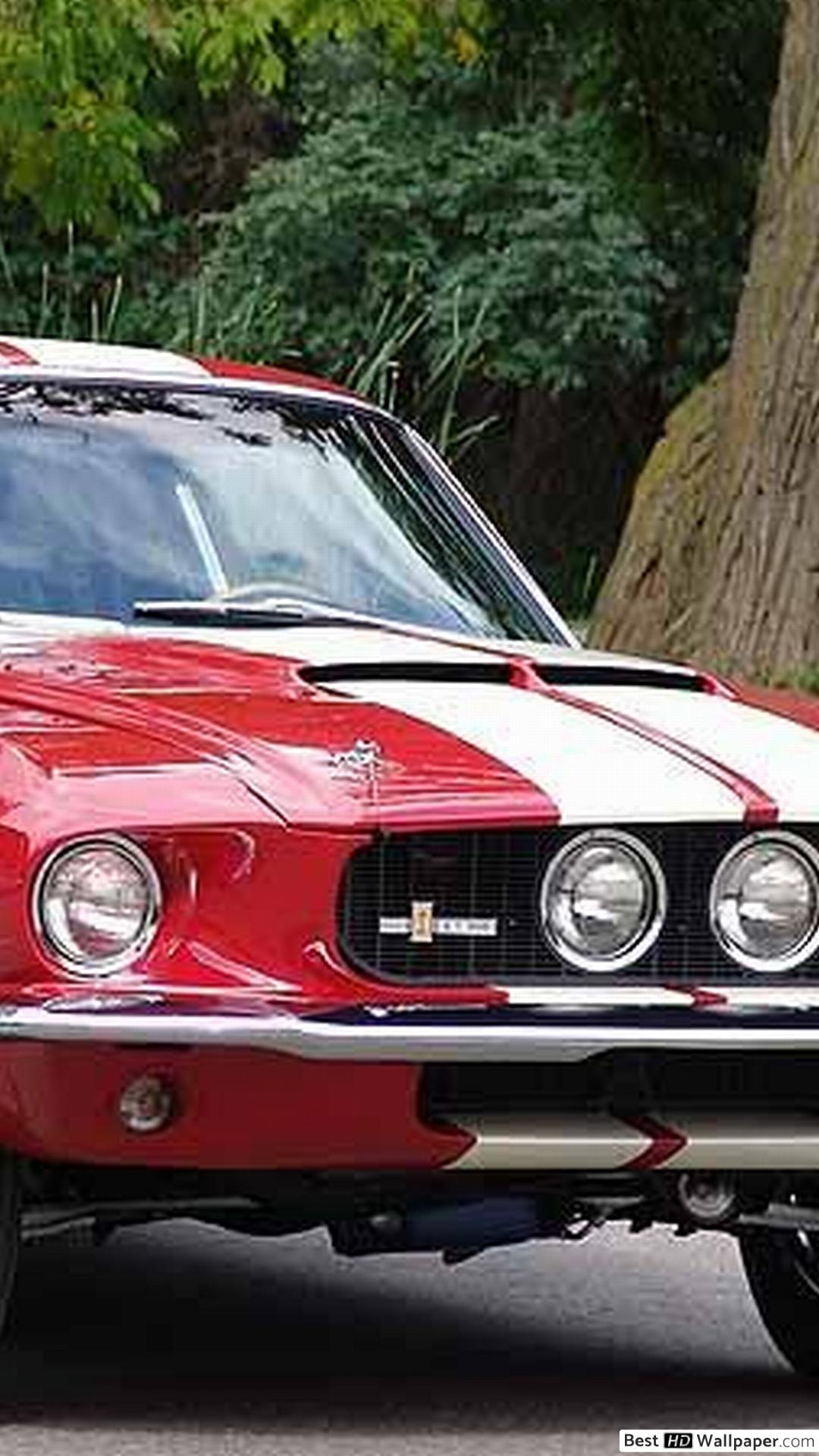 Red, 1967 Ford Mustang HD wallpaper download