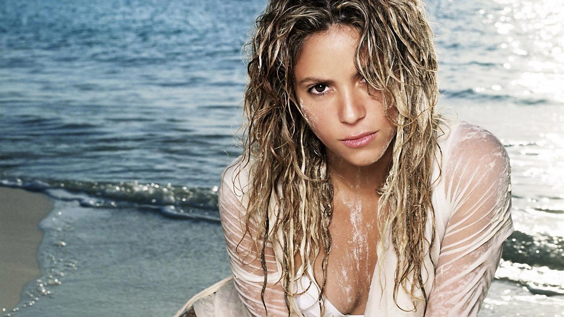 Blonde hair woman wearing white see through shirt HD wallpaper