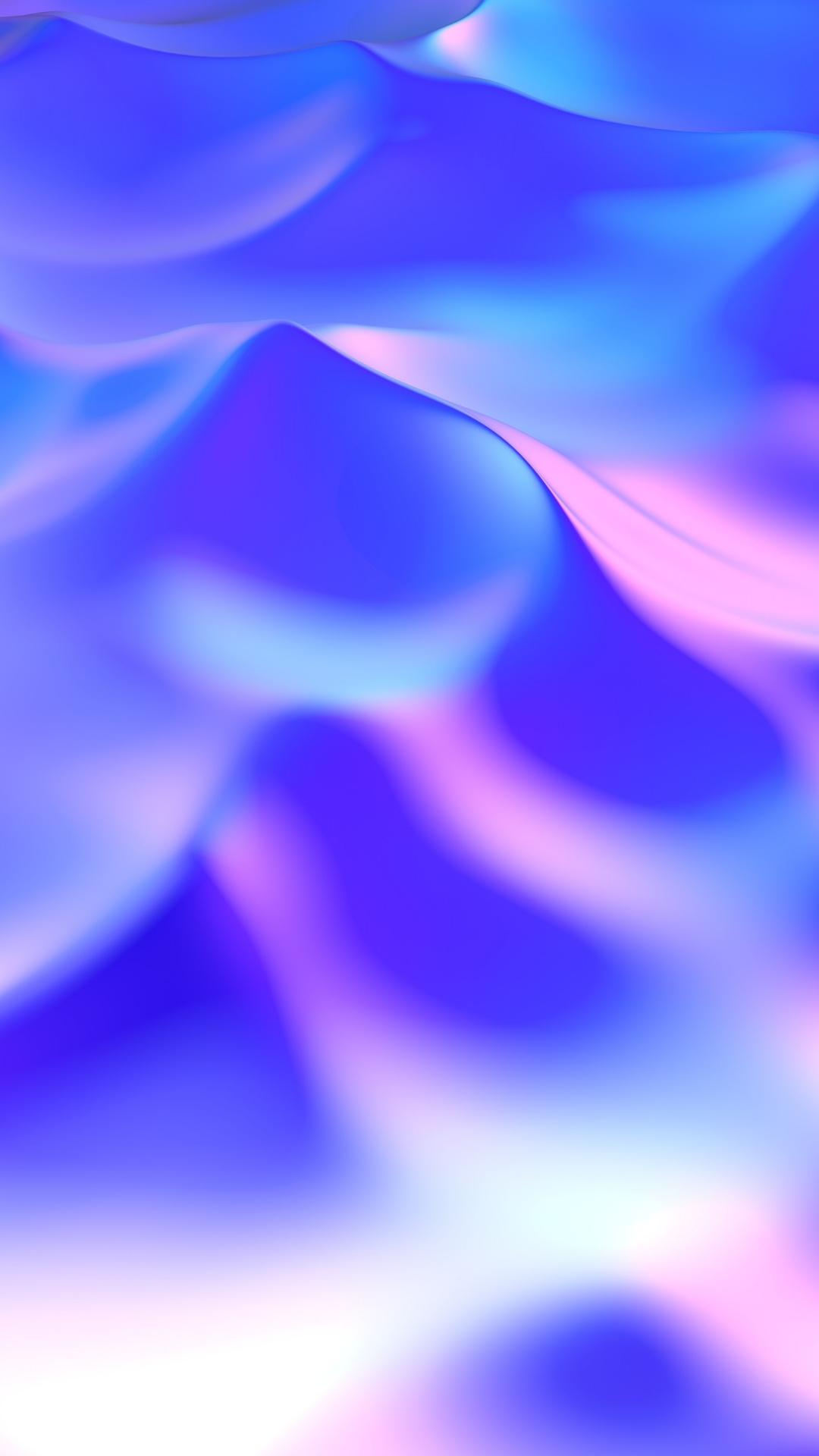 Wallpaper Gradient, Waves, Neon, Ios iPhone X, Surface