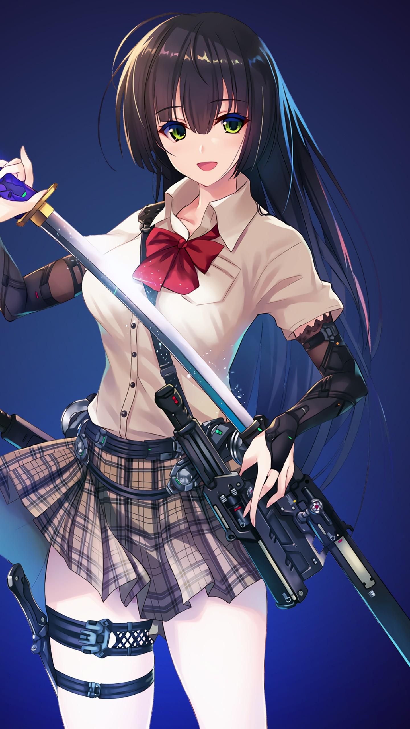 Anime / Anime Girl Wallpaper Anime Samurai Sword