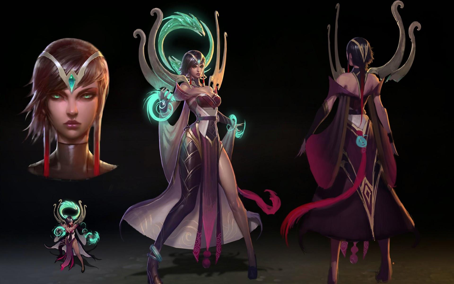 Free download Karma league of legends HD wallpaper lol girl