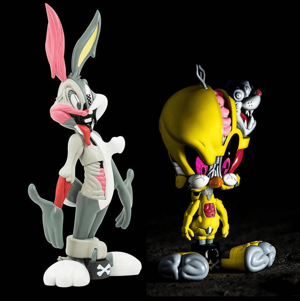 Get Animated Tweety & Bugs Bunny by Pat Lee x ToyQube for Sept
