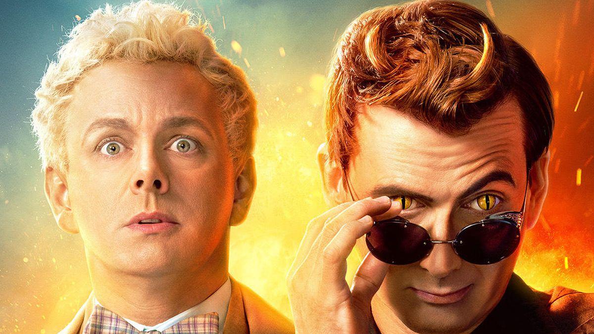 Good omens обои на телефон