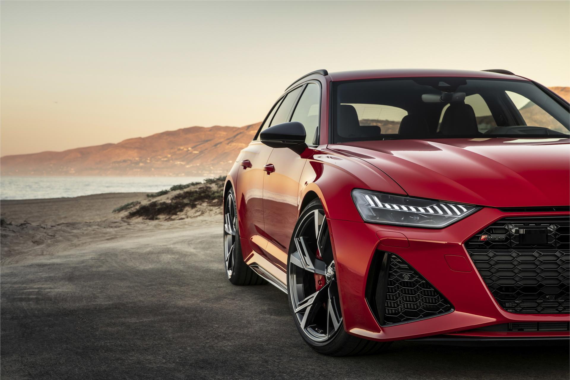 Audi RS6 Avant Looks Simply Spectacular Under The California