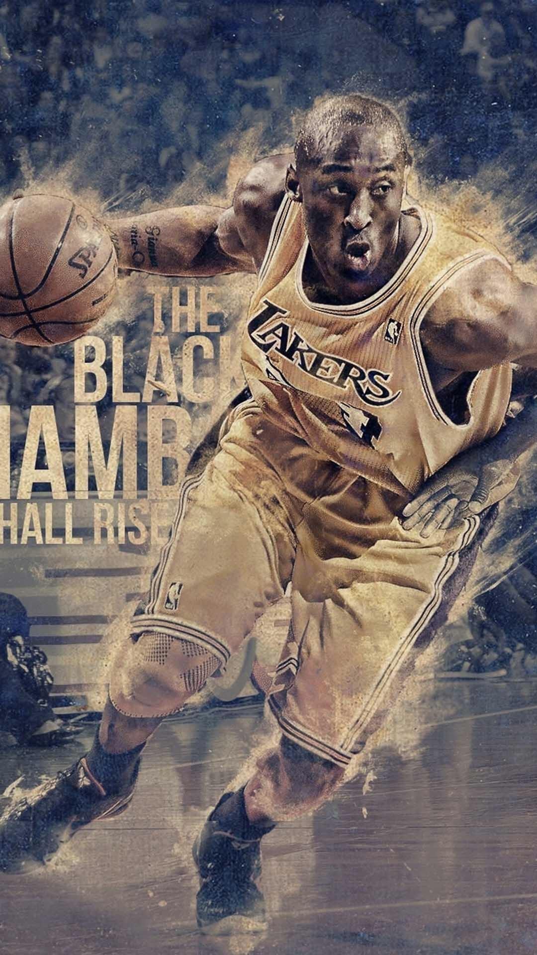 Bryant Kobe NBA Sports Super Star iPhone 8 Wallpaper Free Download