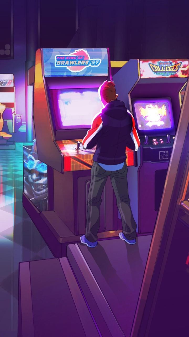Video Game Arcade (720x1280) Wallpaper