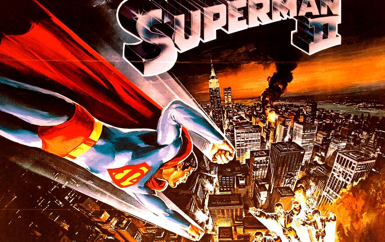 Superman II Vintage Poster wallpaper. Superman II Vintage
