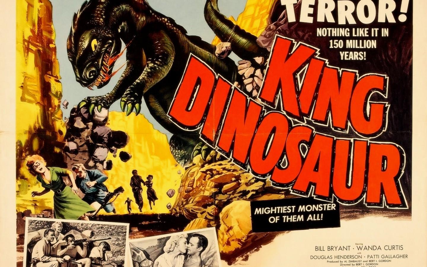 vintage king cinema movie posters king dinosaur 1440x900 wallpaper